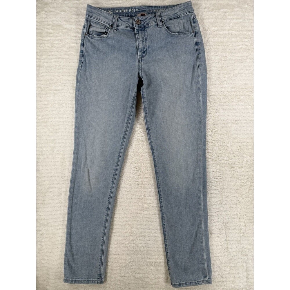 Laurie Felt Light Wash Classic Boyfriend Women's Jeans Sz 6